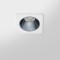 Spot LED encastré carré blanc 7W, couleurs au choix - Miror