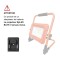 Adaptateur Makita pour projecteur de chantier LED sur batterie BLITE