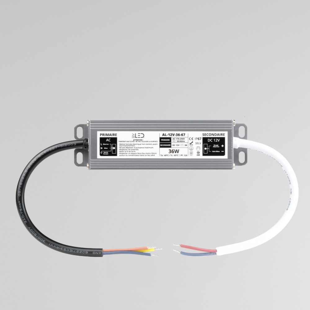 Alimentation 12V compacte - de 24 W à 400 W - IP67