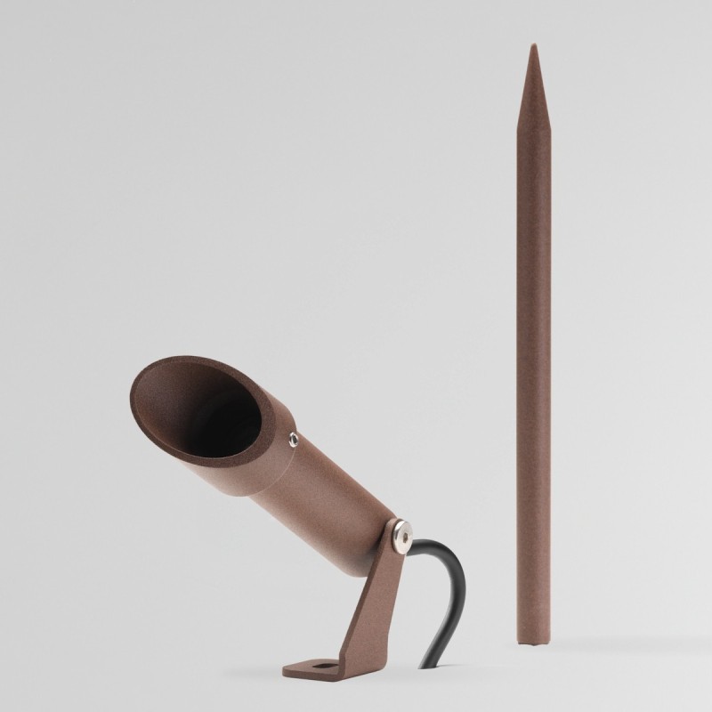 Mini spot de jardin 2W - Corten - Blanc chaud - Picco - 24V