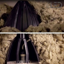 Lot de 5 écarteurs d'isolant (soufflé ou projeté) pour spots LED encastrés - RAMSPOT LS