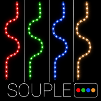 Ruban LED articulé Zig-Zag - 14.4W/m - IP20 - RGBW - 48 LED/m - 5050 - 5m - 24V