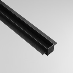 Rail magnétique encastré - Profond - 26 mm - 48V - Noir - MAG26