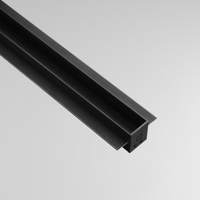 Rail magnétique encastré - Profond - Noir - MAGNETIC 26