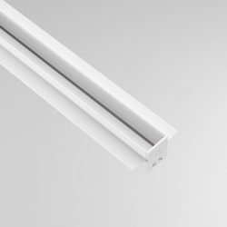 Rail magnétique encastré - Profond - 26 mm - 48V - Blanc - MAG26