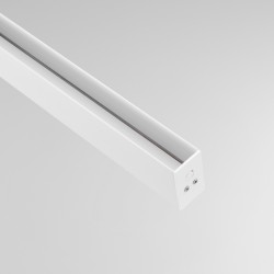 Rail magnétique en suspension ou en applique - Profond - 26 mm - 48V - Blanc - MAG26