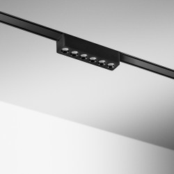 Grille linéaire LED - 122 mm - 6W - 3CCT - 48V - Noir - MAGNETIC 26