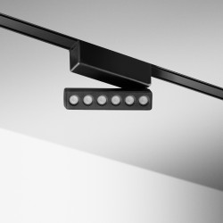 Grille orientable LED - 122 mm - 6W - 3CCT - 48V - Blanc - MAG26