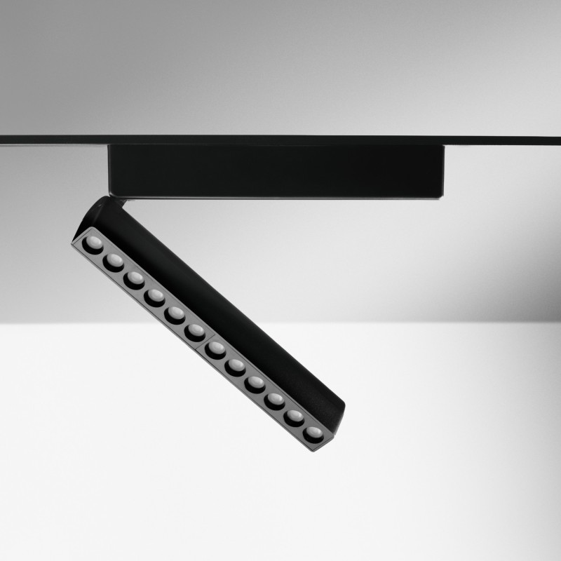 Grille orientable LED - 230 mm - 9W - 3CCT - 48V - Noir - MAGNETIC 26