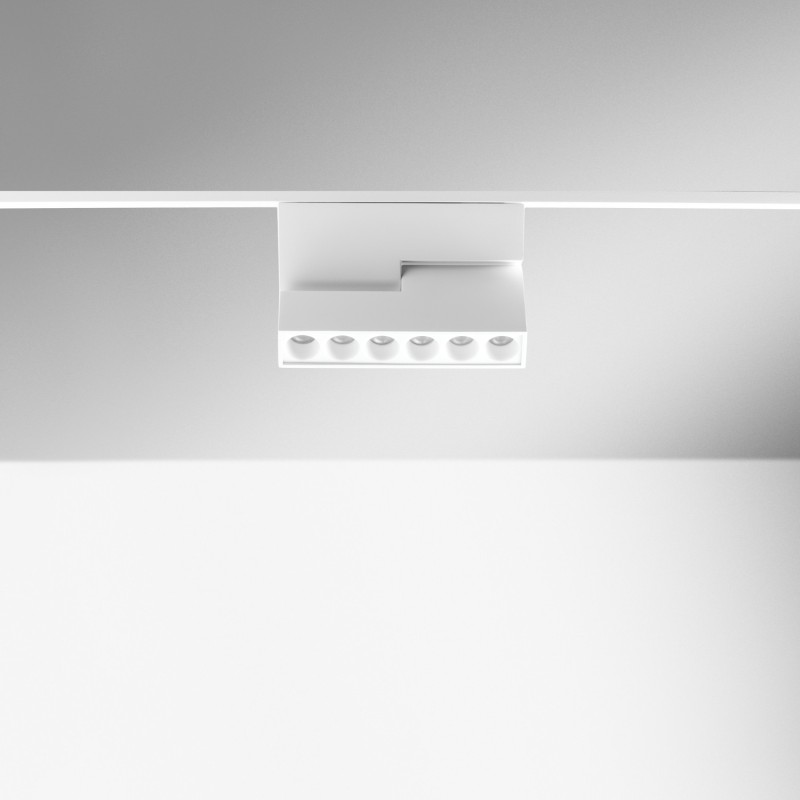 Grille LED bilatéral - 122 mm - 10W - 3CCT - 48V - Blanc - MAGNETIC 26