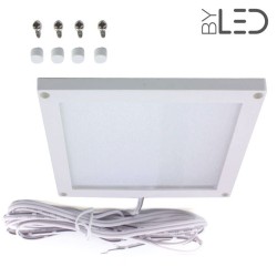 Module LED 100x100 ultra-plat - 12V - 3 Watts