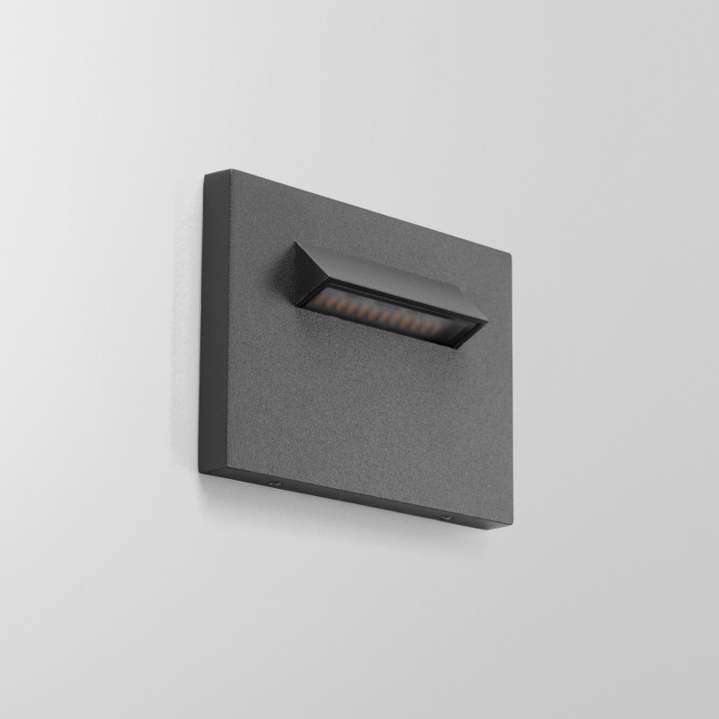 Borne LED encastrable - 4W - Anthracite - QUORK