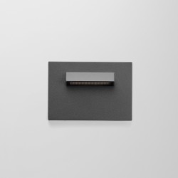 Borne LED encastrable - 4W - Anthracite - QUORK