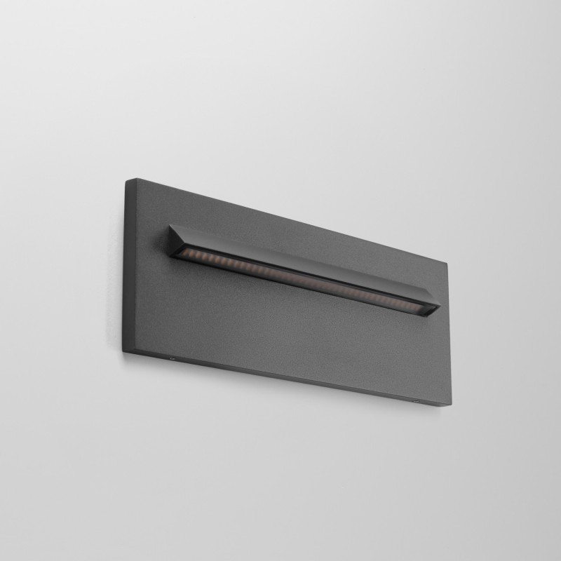 Borne LED encastrable - 8W - Anthracite - QUORK