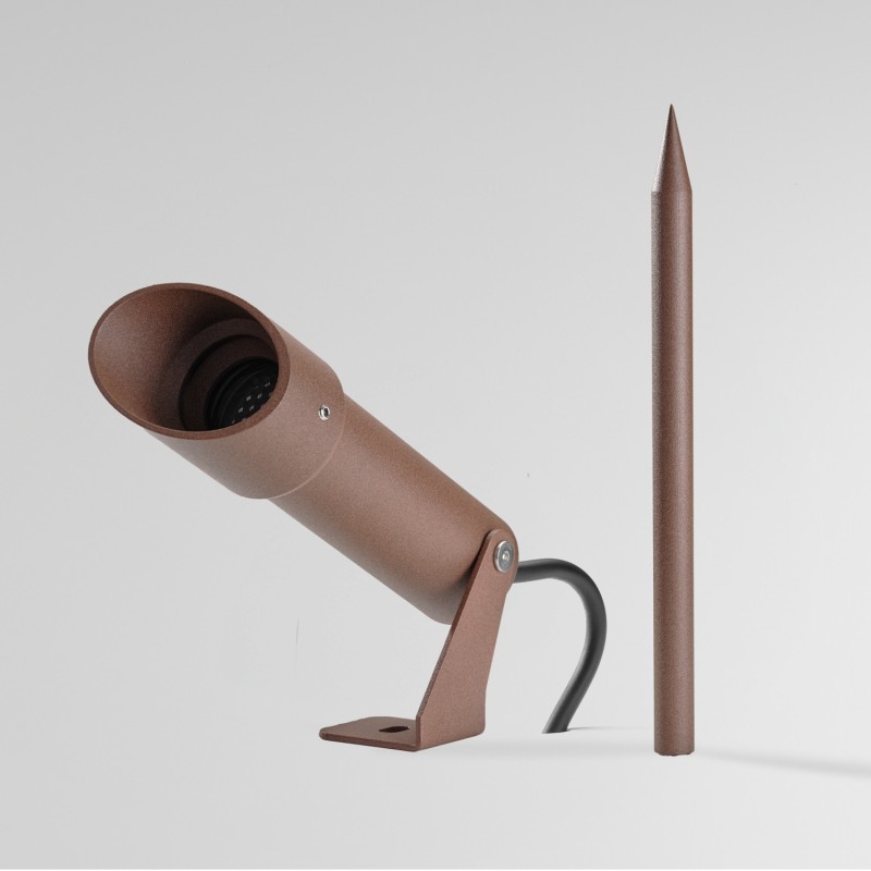 Mini spot de jardin - 5W - 24V ou 230V - Corten - PICCO