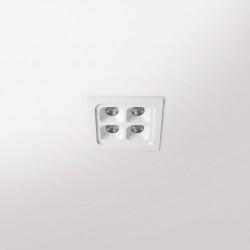 Spot LED encastrable 4 faisceaux - 8W - Blanc - PIXEL
