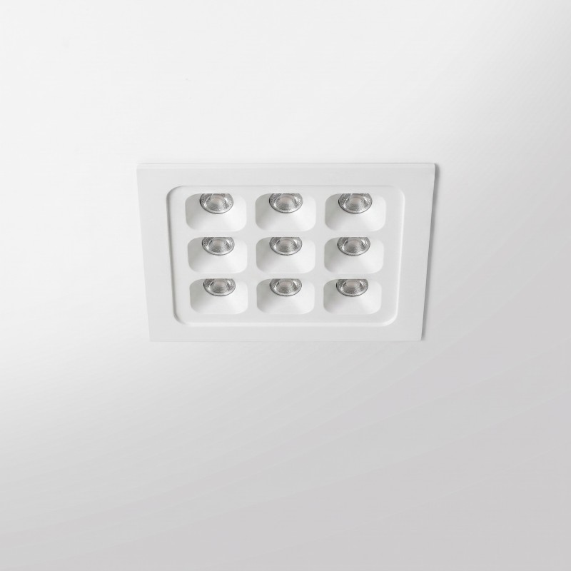 Spot LED encastrable 9 faisceaux - 14W - Blanc - PIXEL