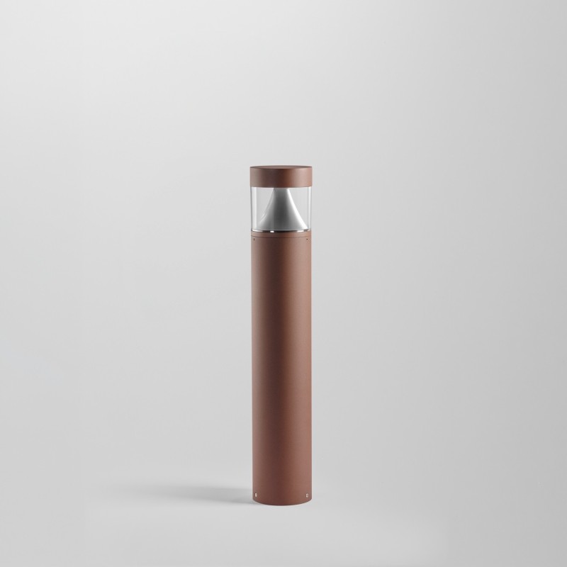 Borne LED extérieure 60cm - 10W - Corten - KONEA