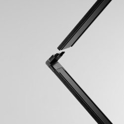 Jonction mur/plafond - Slim - Noir - MAG26