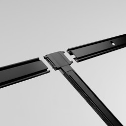 Jonction en T - Slim - Noir - MAG26