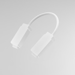 Jonction longue pour rail - Blanc - MAGNETIC 26