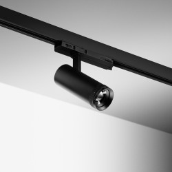 Spot LED sur rail à focal variable 10W - Noir - 3CCT - ZOOOM V2