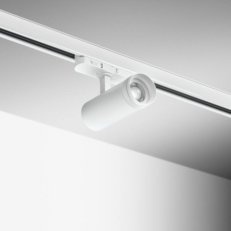 Spot LED sur rail à focal variable 10W - Blanc - 3CCT - ZOOOM V2