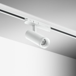 Spot LED sur rail à focal variable 10W - Blanc - 3CCT - ZOOOM V2