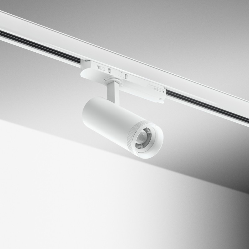 Spot LED sur rail à focal variable 10W - Blanc - 3CCT - ZOOOM V2