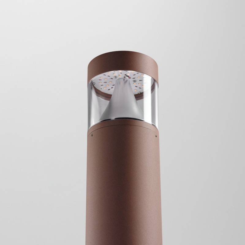 Borne LED extérieure 80cm - 10W - Corten - KONEA