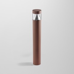 Borne LED extérieure 80cm - 10W - Corten - KONEA