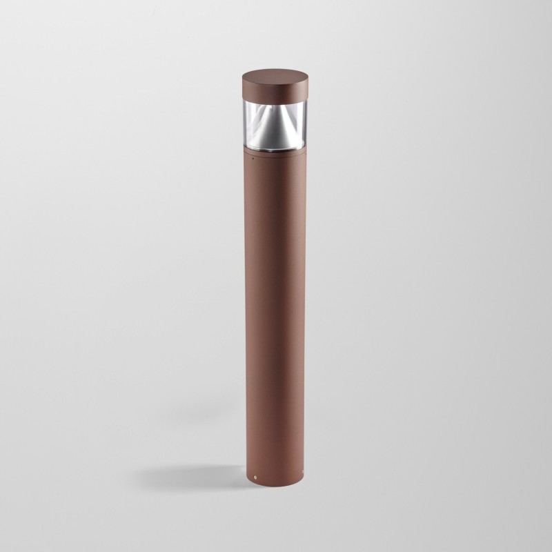 Borne LED extérieure 80cm - 10W - Corten - KONEA