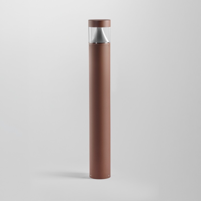 Borne LED extérieure 80cm - 10W - Corten - KONEA