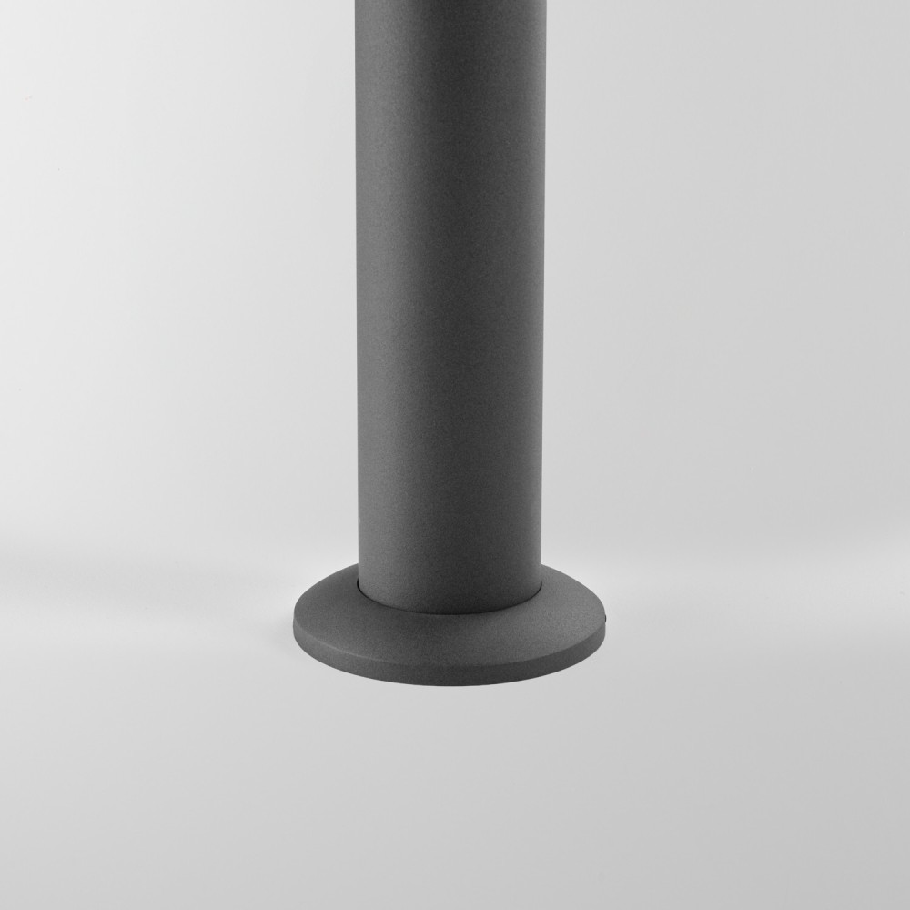 Borne LED architecturale 12W MOAII 2 faisceaux tête rotative corten