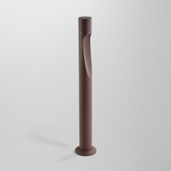 Borne LED architecturale, un faisceau lumineux 60cm 6W Corten