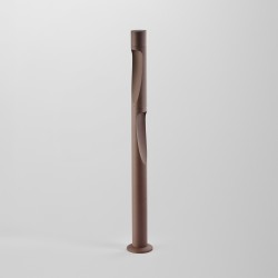 Borne LED architecturale 12W MOAII 2 faisceaux tête rotative corten