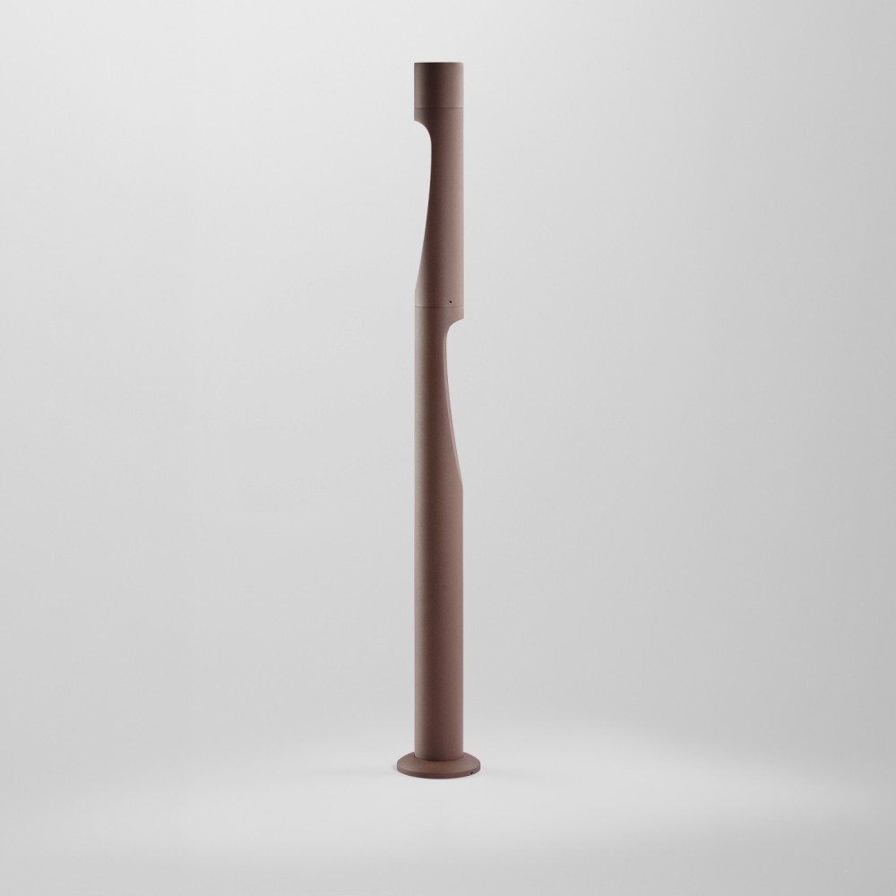 Borne LED architecturale 12W MOAII 2 faisceaux tête rotative corten