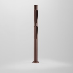 Borne LED architecturale 12W MOAII 2 faisceaux tête rotative corten