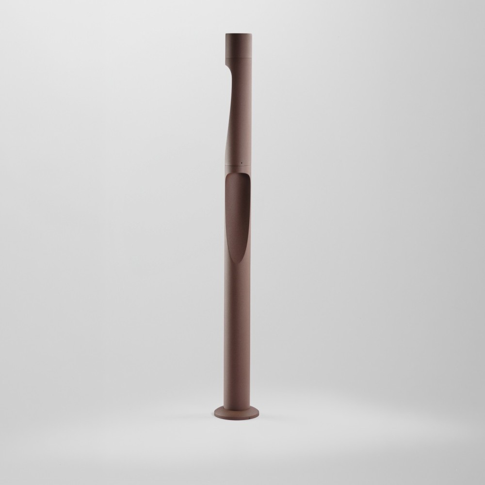 Borne LED architecturale 12W MOAII 2 faisceaux tête rotative corten