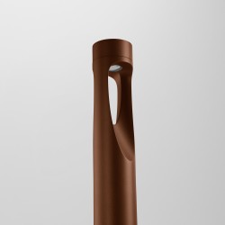 Borne LED ajourée - 60cm - 6W - Corten - BIPEE