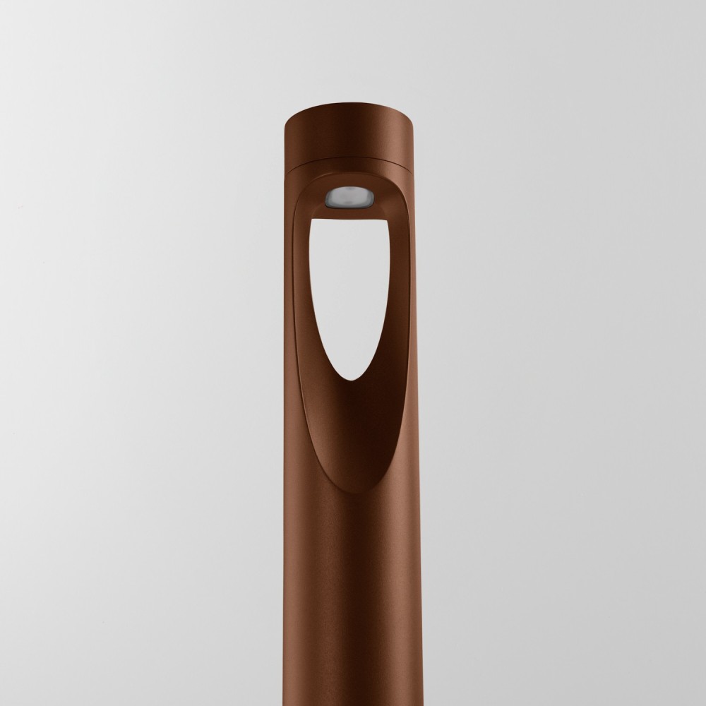 Borne LED ajourée 6W - 60 cm - Corten - BIPEE