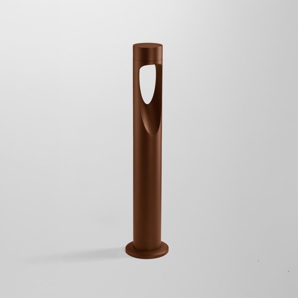 Borne LED ajourée 6W - 60 cm - Corten - BIPEE