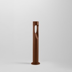 Borne LED ajourée - 60cm - 6W - Corten - BIPEE