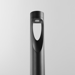 Borne LED ajourée - 60cm - 6W - Anthracite - BIPEE
