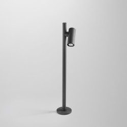 Borne LED extérieur à tête rotative - 6W - 60cm - VARIO - Anthracite