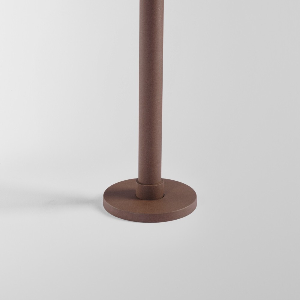 Borne LED extérieur à tête rotative - 6W - 60cm - VARIO - Corten