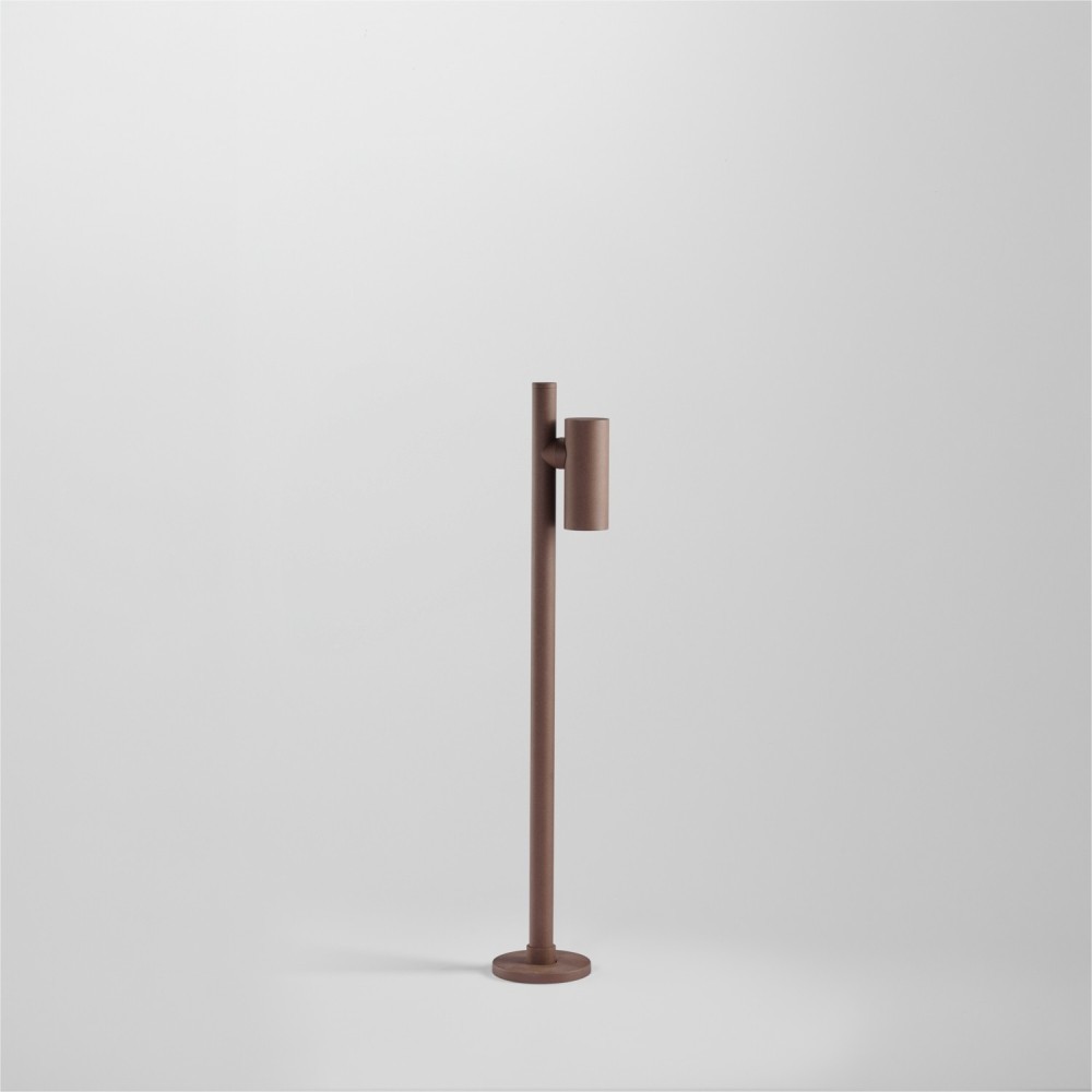 Borne LED extérieur à tête rotative - 6W - 60cm - VARIO - Corten