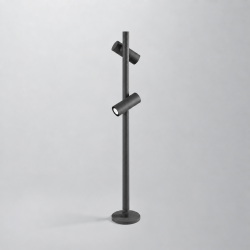 Borne LED extérieur à 2 têtes rotatives - 12W - 80cm VARIO Anthracite