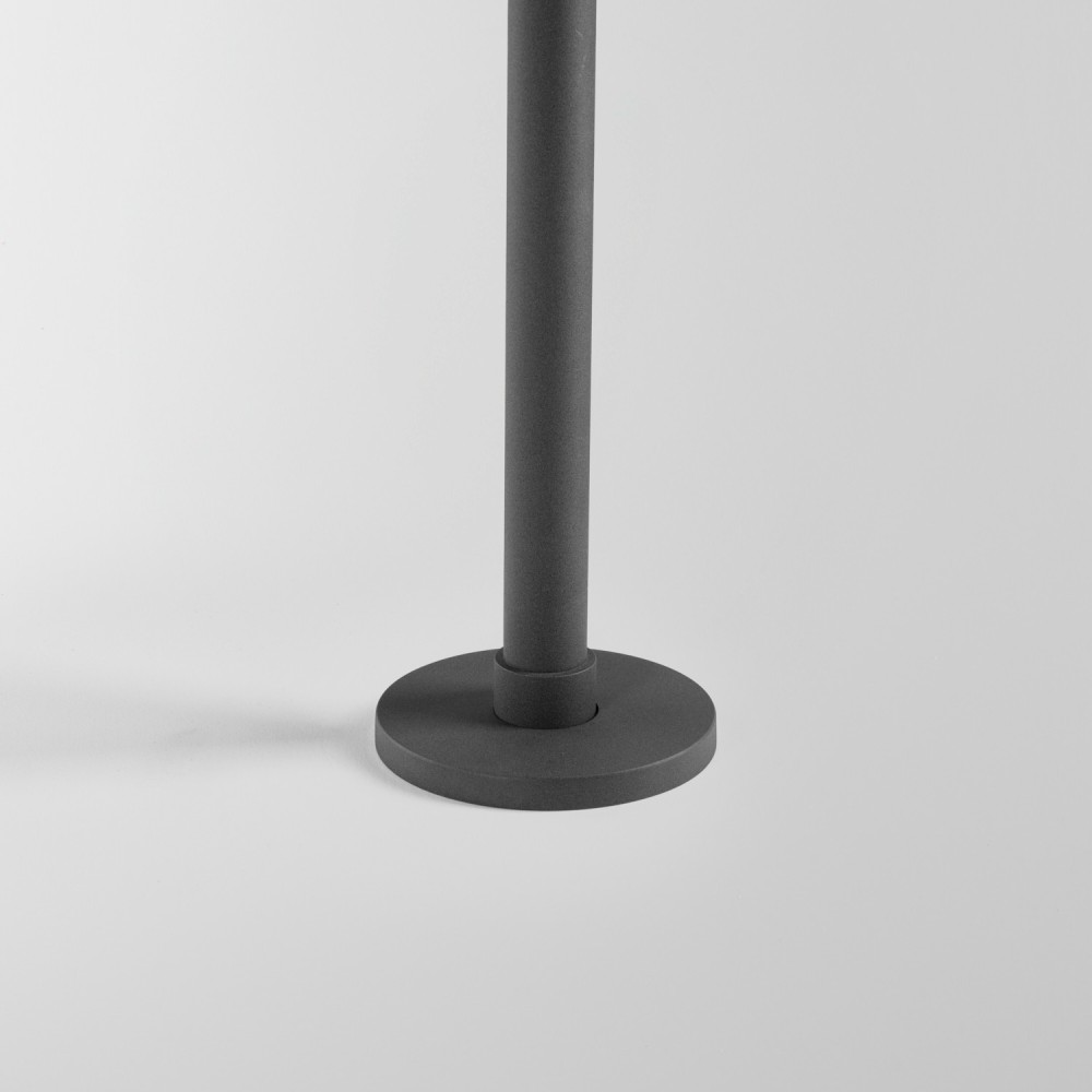 Borne LED extérieur à 2 têtes rotatives - 12W - 80cm VARIO Anthracite