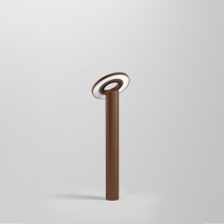Borne LED à tête inclinable pour extérieur - 8W - Corten - JUSTA